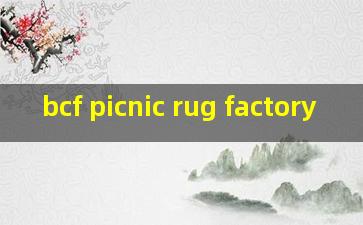 bcf picnic rug factory